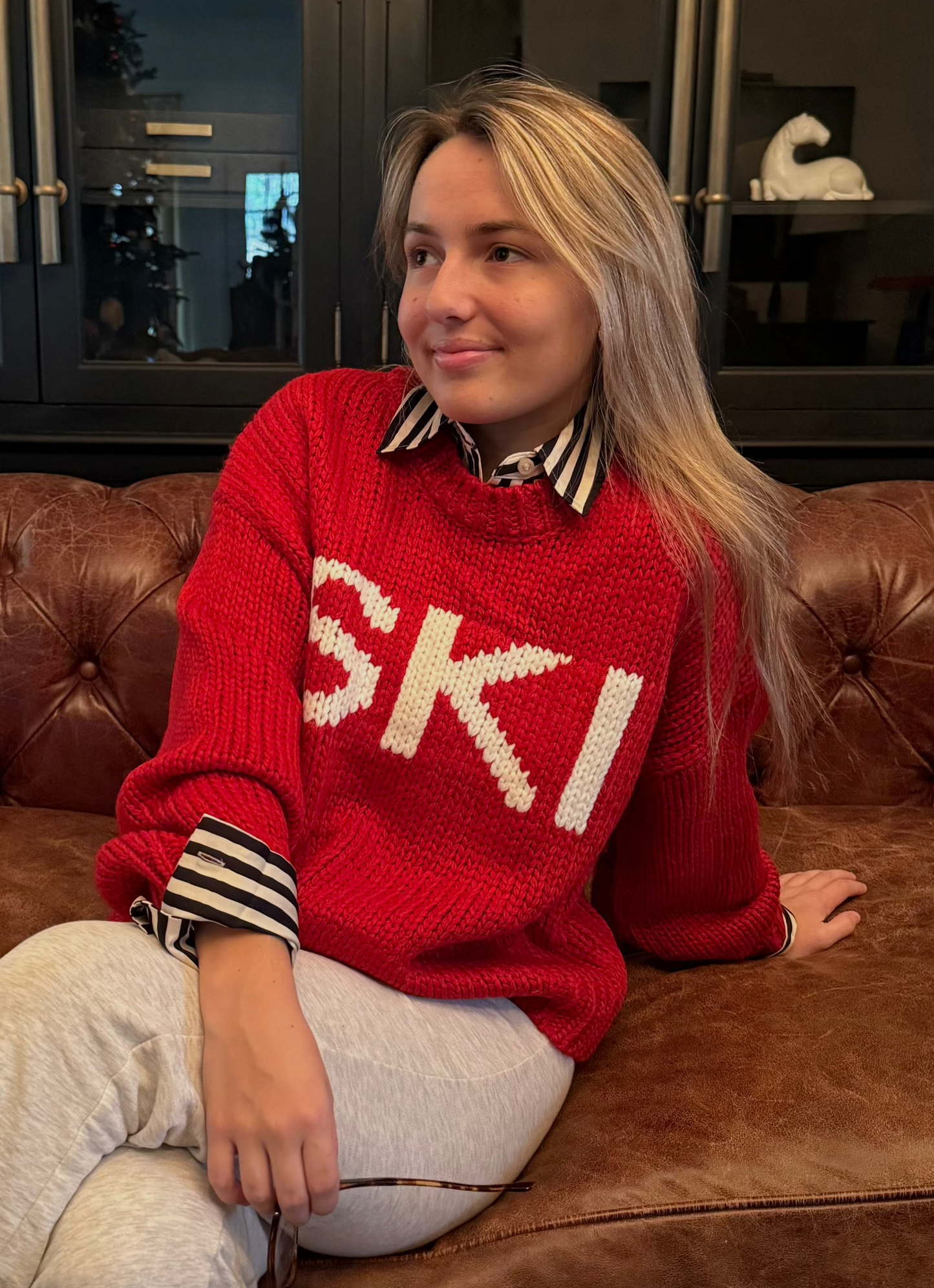 SKI Sweater - Red