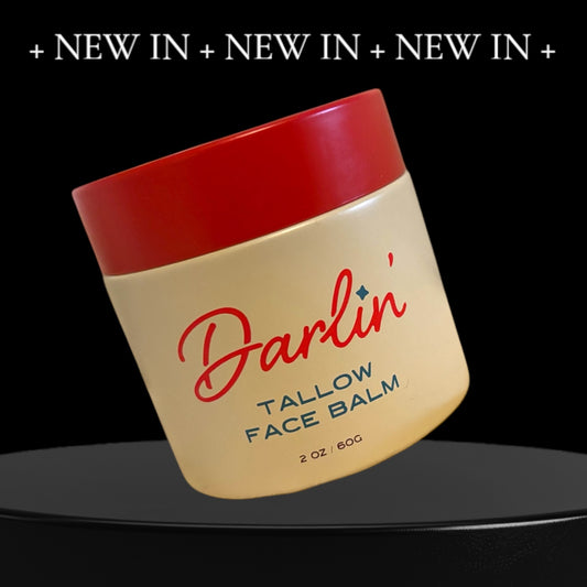 Tallow Face Balm | Natural Blue Tansy Skincare Moisturizer : By Darlin'