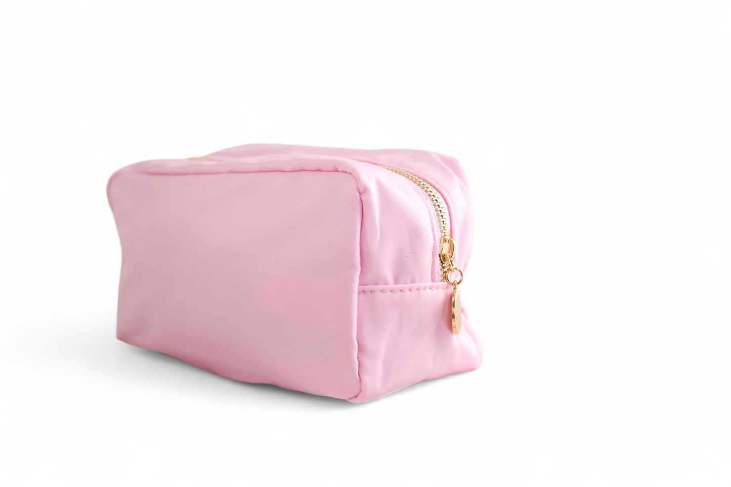 Emma Round Zippered Nylon Cosmetic Bag