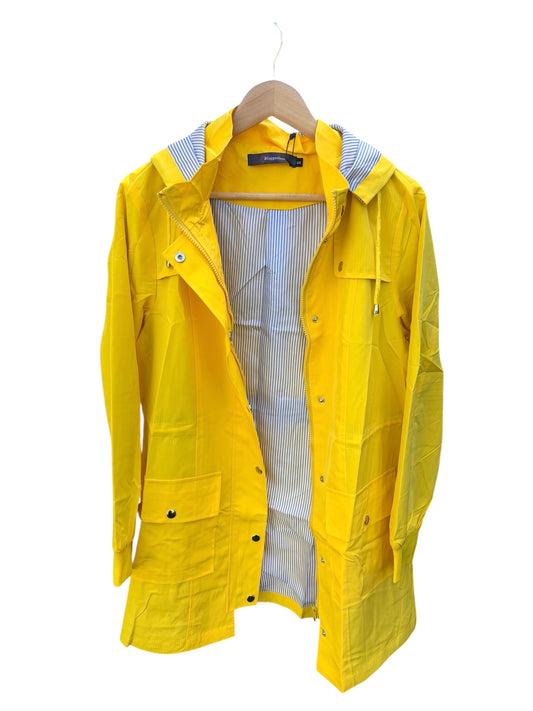 Lightweight Hooded Raincoat in Yellow  - By Bloggerlove