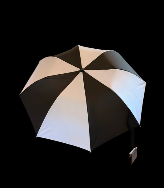 Umbrella - Black & White Stripe:  By Strombergbrand