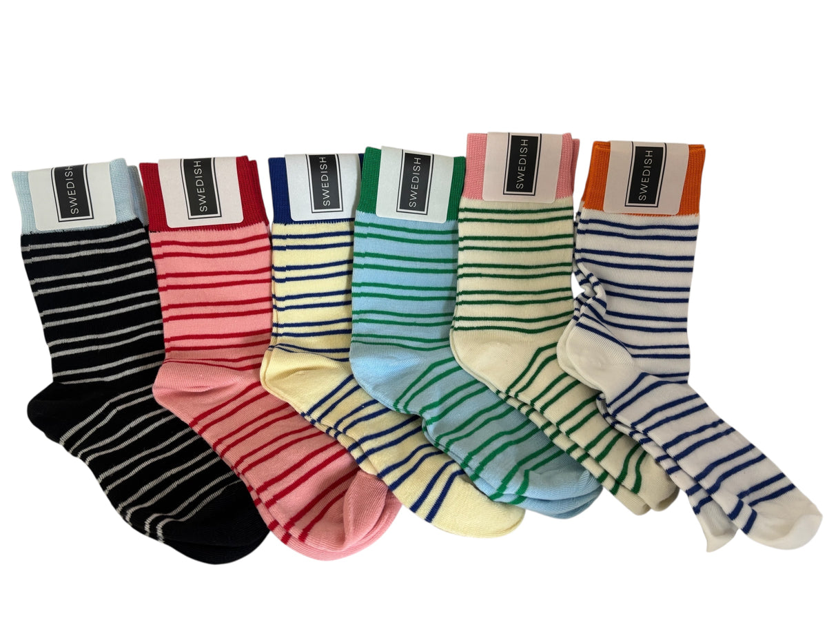 Stripe Socks Color - Cotton