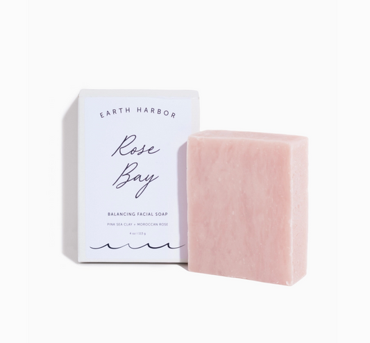 Rose Bay Facial Soap - Pink Sea Clay & Coconut Oil