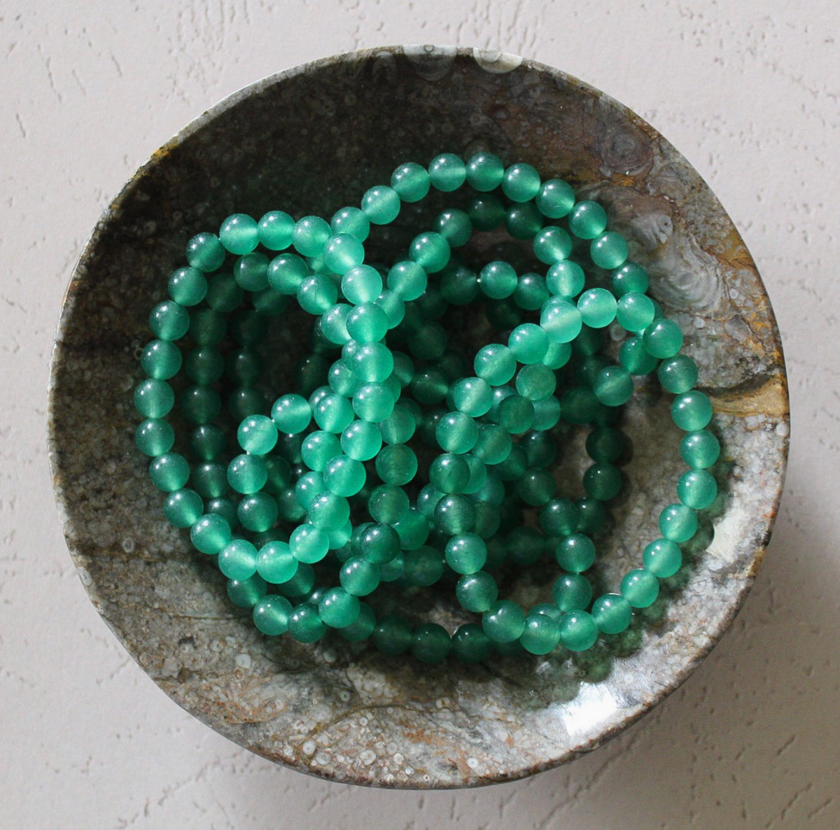 Stone Bracelet - Green Aventurine By: Pebble House