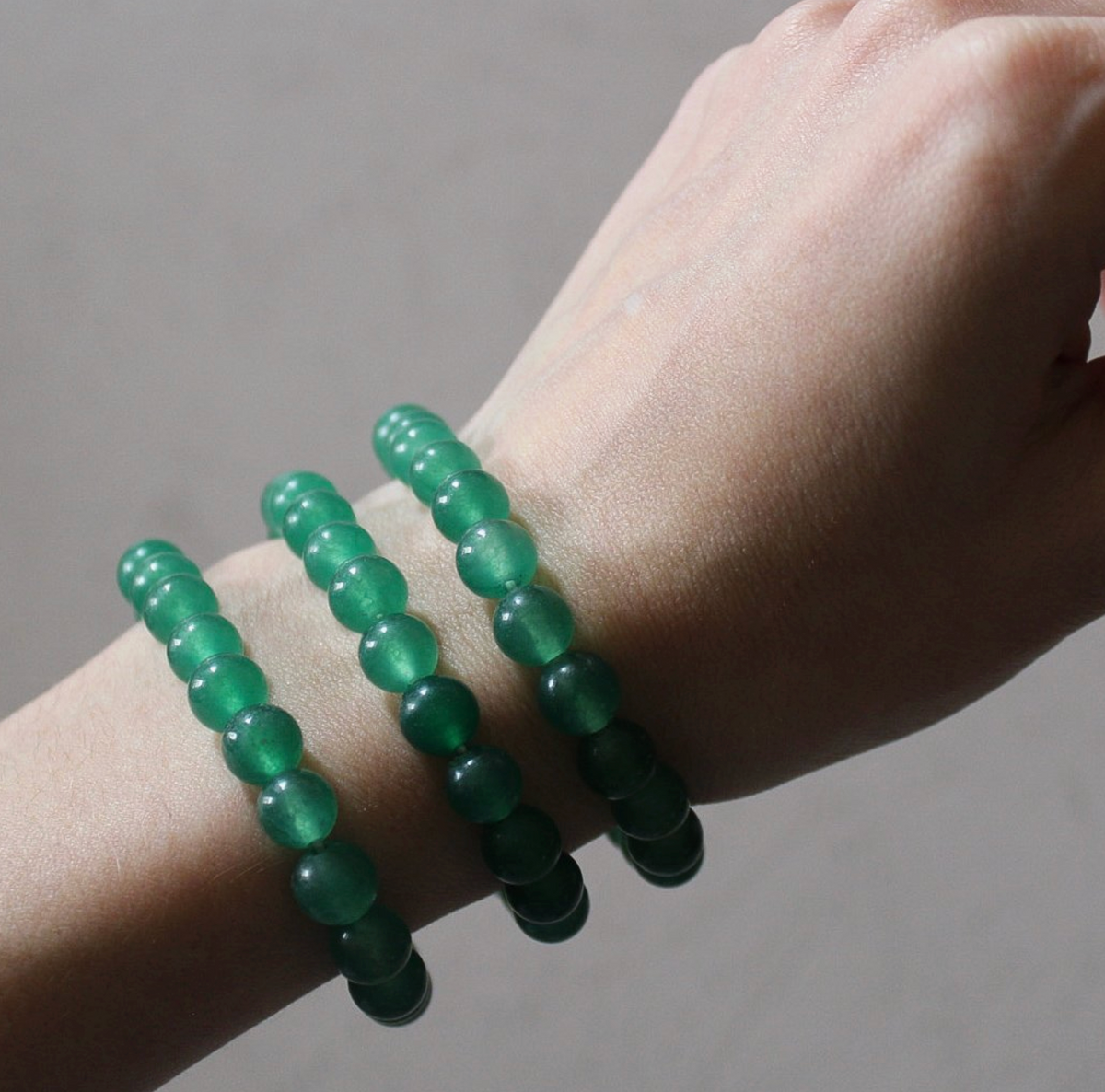 Stone Bracelet - Green Aventurine By: Pebble House