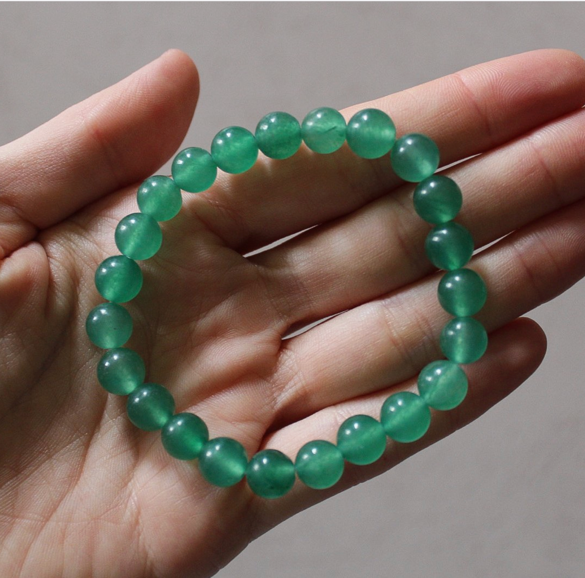 Stone Bracelet - Green Aventurine By: Pebble House