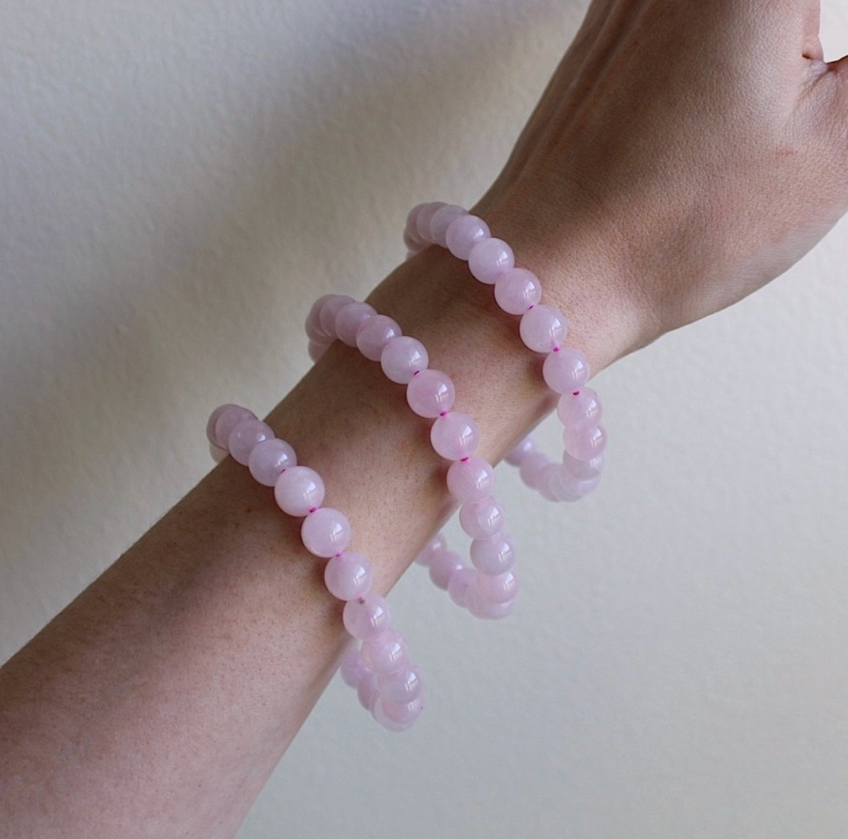 Stone Bracelet - Rose Quarz By: Pebble House